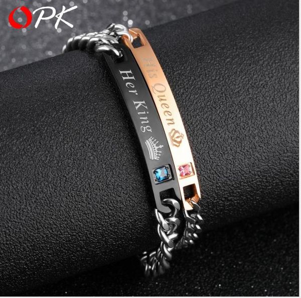 

valentine's day gift fashion zircon titanium steel bracelet, Golden;silver