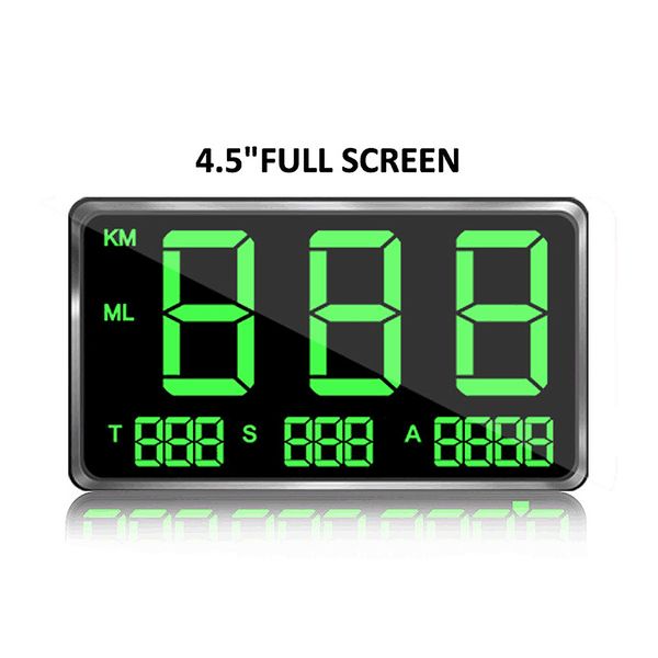 

universal 4.5 inch digital car gps speedometer speed display hud mph for bike motorcycle car