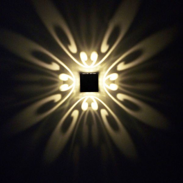 LED moderna 3W Lâmpada de parede borboleta Up Down Dispositivo elétrico claro Iluminação Interior Foyer Corredor Sofá fundo 220V Lights Recados AC110V