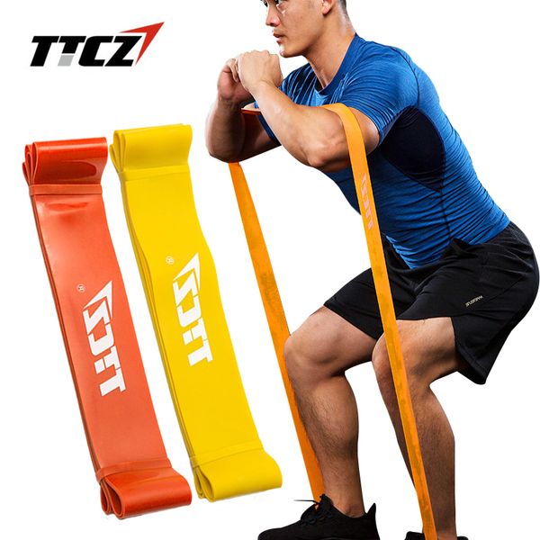 

ttcz elastic fitness yoga loop band natural latex tension resistance bands pull rope body ankle leg senior exercise training