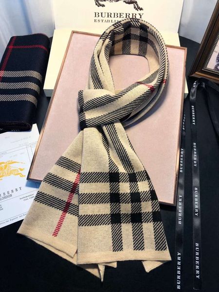 

mens woman designer scarfs new fashion wool blend scarves for mens woman highly quality size 180*30cm 2 color optional, Blue;gray