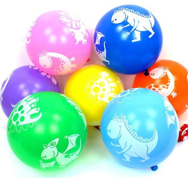 

dinosaur printed latex balloon 12 inch colorful balloons party favors baby shower decorations birthday party supplies kid toys gifts