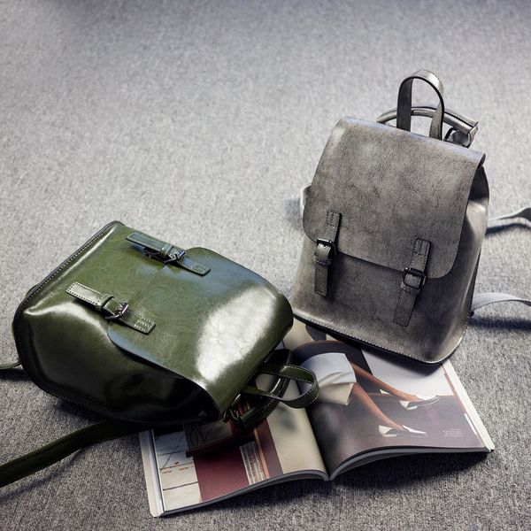 

genuine leather backpack 2020 new fashion style all-match women's backpack cow leather bag multi-function travel backpacks