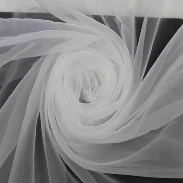 

1 yard sheer органза ткань главная свадебные украшения из органзы ткани таблица занавес diy материал, Black;white