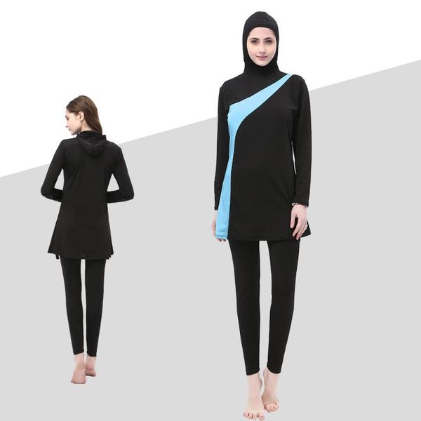 

мусульманские скромные купальники женщины хиджаб исламская одежда для купания плюс размер дамы купальный костюм ислам полное покрытие одежда