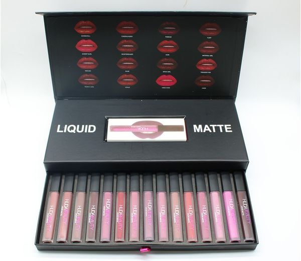 

Hulda красоты макияж жидкий матовый блеск для губ макияж длительный водонепроницае