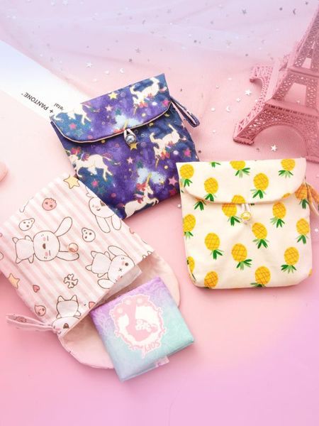 

mini pockets cute girl storage bag pink portable travel storage bag waterproof rangement vetement student bags mm60snb