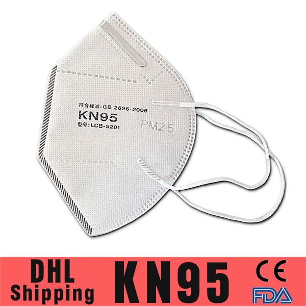 

in stock ce fda kn95 disposable face mask pm2.5 mask dhl shipping ffp2 masks