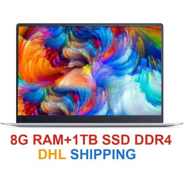 

15 6 inch lapwith 8g ram ddr4 1tb 512g 256g 128g d gaming laptop ultrabook intel j3455 quad core win10 notebook computer