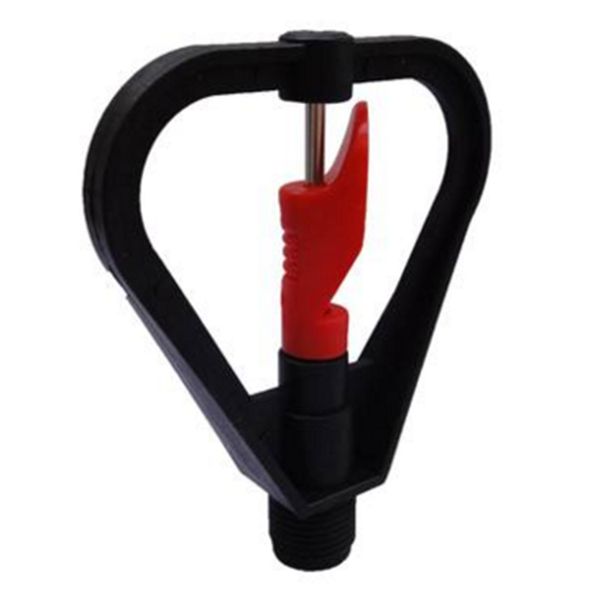 

2/5 pcs water sprinkler head plastic 360 degree rotation spray nozzle for garden lawn irrigation htq99