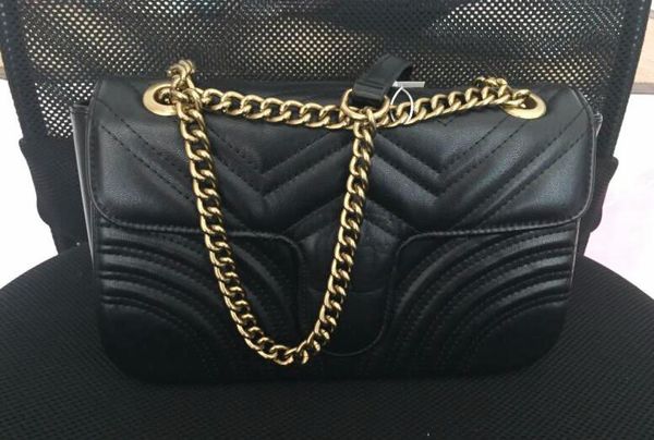 

women marmont shoulder bags women gold chain crossbody bag handbags designer message bag messenger handbag 5541#