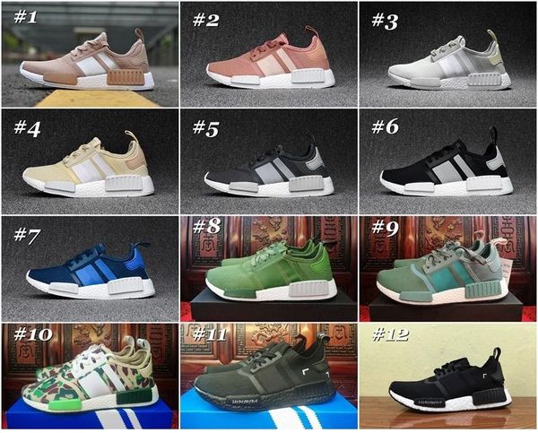 

runner nmd r1 pk xr1 japn triple black white red men running shoes tri-color women sport sports sneakers size eur 36-45