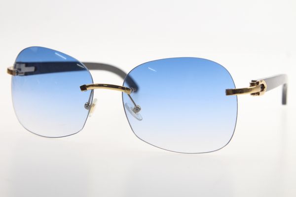 

2020 оптовая rimless черный цветок буффало хорн t8100908 золото солнцезащитной горячие мужчины урожай unisex с коробкой солнцезащитные очки, White;black