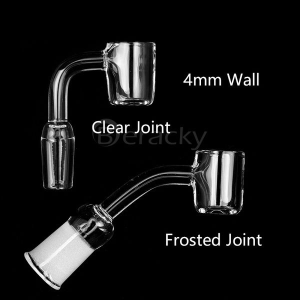 

DHL !!! 4 мм Стена 20mmOD Кварцевые Banger 10 мм с плоской вершиной 10 мм 14 мм 18 мм Мужской Женский 4590 Кварцевые гвозди для стеклянных бонгов