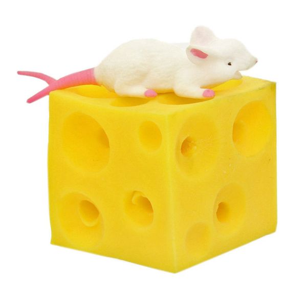 

latex mouse and cheese toy hide and seek stress relief for boy girl baby stressbusting fidget mouse toys