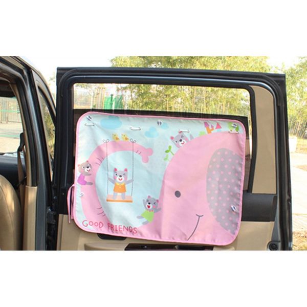 

2020 auto curtain side blocking tensile sunshade curtain car cartoon cover sun blocking for children car-styling