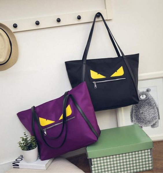

female bag 2019 est designer new monster nylon stitching package large capacity leisure bag