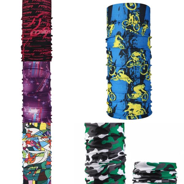 

qbjdz magic hat fashion outdoor scarf face mask collars windproof sunscreen scarf style multiple seamless cycling, Black