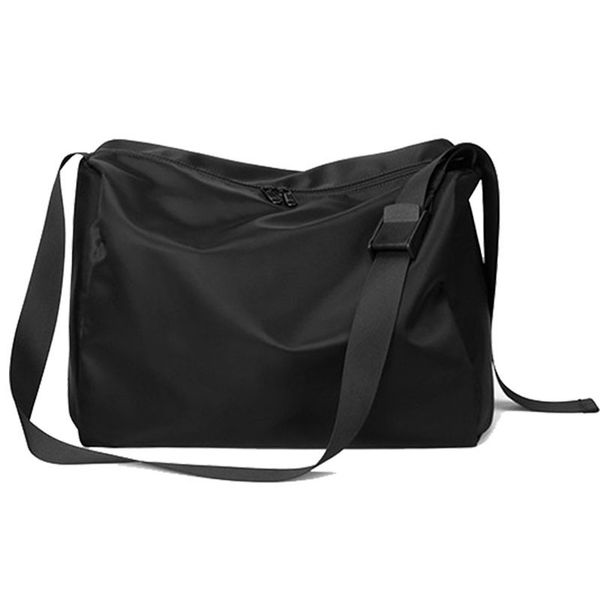

men's large capacity messenger bag sports fitness bag casual nylon travel