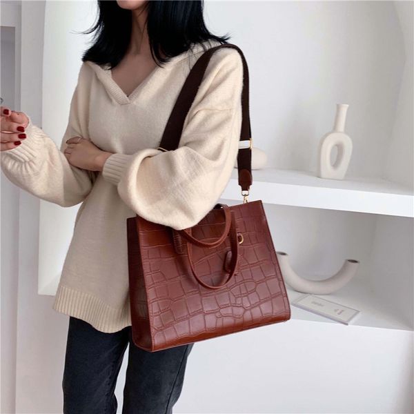 

retro casual handbags for women stone delicate shoulder bags tote sac elegant shopping hand bags evening delicate bolsa feminina