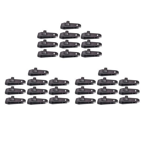 

40pcs tarp canvas clips ,heavy duty lock grip clamps ,thumb screw tent clip awning clamp for farming garden tarps