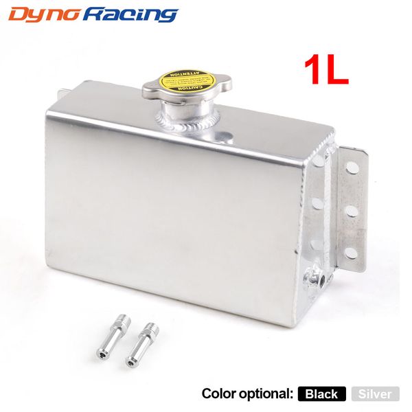 

1l universal aluminum coolant expansion fill tank overflow reservoir oil catch can fuel surge tank