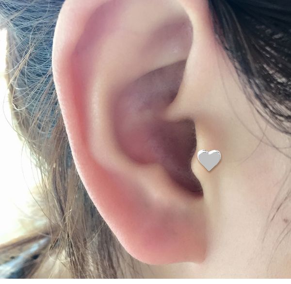 Piercing helix corazon