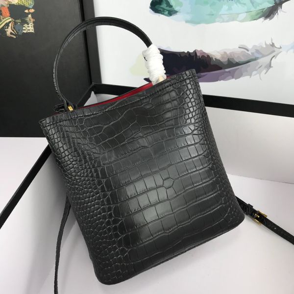 

luxury alligatorbucket bag designer handbags shoulder bags real leather totes women messenger bags crossbody bag