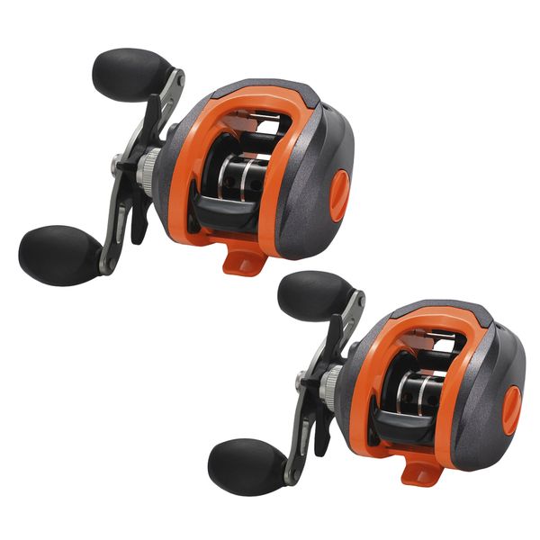 

2pc super smooth baitcasting fishing reel 17+1bb 7.2:1 saltwater baitcaster reel