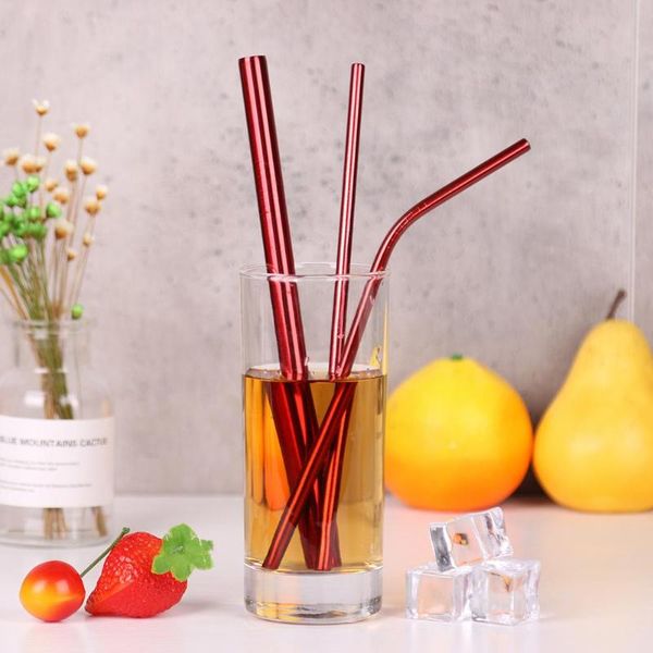 

5шт / комплект из нержавеющей стали многоразового бар соломинка щетки для очистки kit семьи столовые ресторана