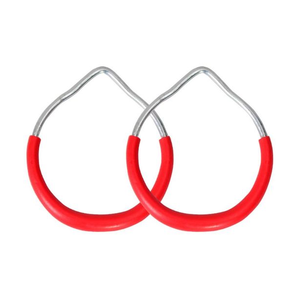 

2 pcs children swing set stuff trapeze fitness rings climbing entertainment corf, Gray;blue