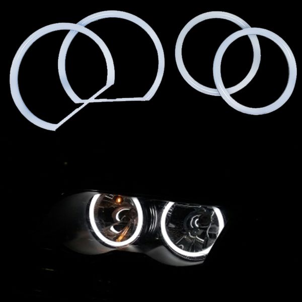 

1 set/lot for mitsubishi lancer cotton led angel eyes headlights lamp 2x (146mm open rings+106mm full rings ) auto lighting