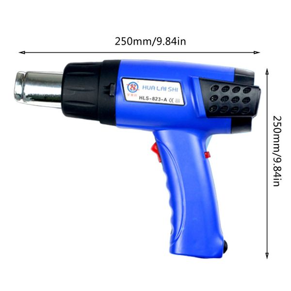 

air gun thermostatic plastic welding torch 2000w pp plastic electric heat gun digital display speed control