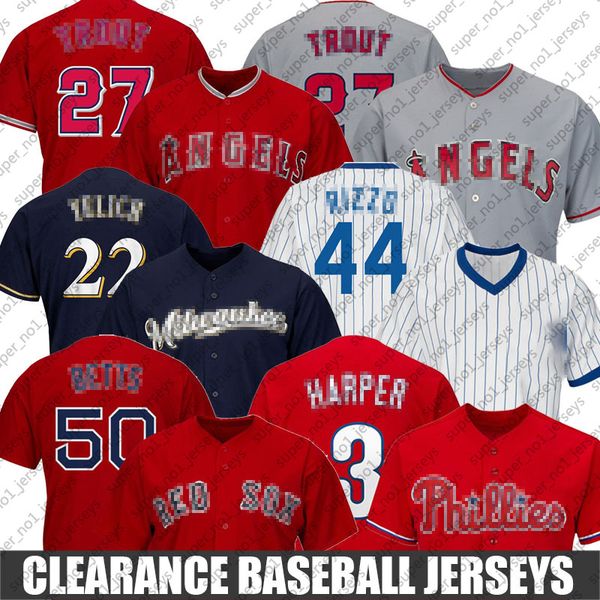 

22 christian yelich jersey 50 mookie betts jerseys 27 mike trout bryce jersey harper jerseys 44 anthony rizzo jersey, Blue;black