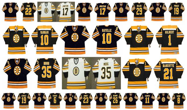 

vintage boston bruins jersey 8 peter mcnab 22 brad park 19 normand leveille 6 kluzak 23 craig janney 26 mike milbury 11 steve kasper hockey, Black;red