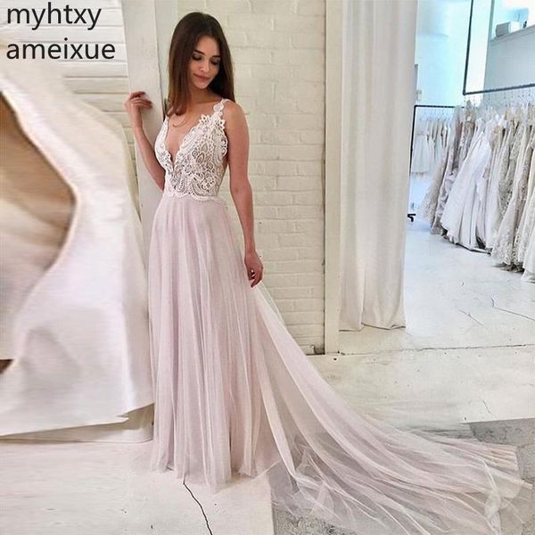 

v-neck event prom dresses a-line custom sleeveless sweep train tulle skirt 2019 new formal women party gowns dress elegant, White;black