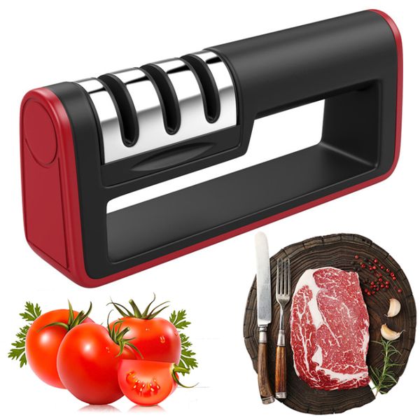 

home kitchen accessories diamond cutting knife sharpener tools 3 stages tungsten whetstone sharpener sharpening knives stone
