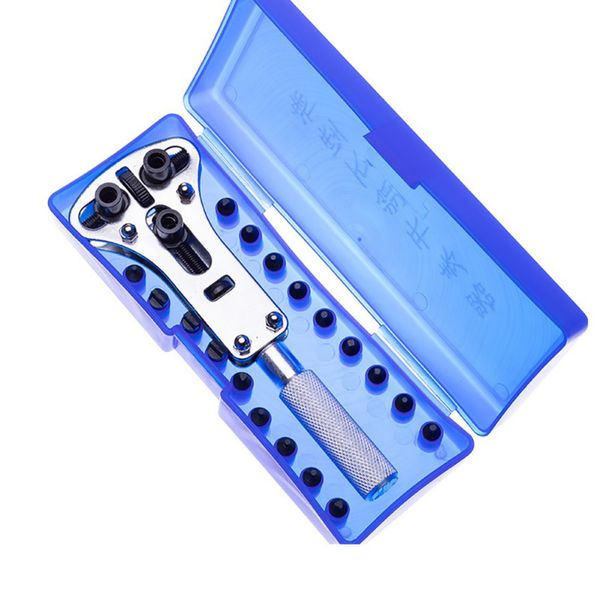 

new fashion watch case opener screw back remover waterproof wrench repair tool spanner kit