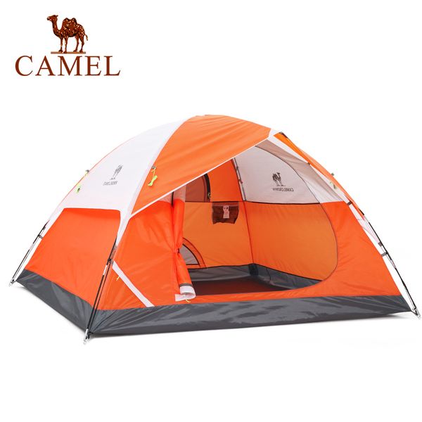 

camel 3-4 people wingbreak waterproof outdoor tent camping hiking travel picnic fishing tent tourist large family tents