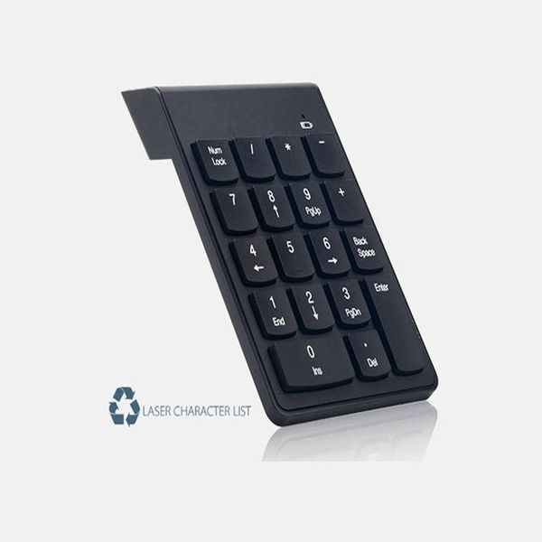 

2.4g wireless mini 18 number keys one handed keyboard