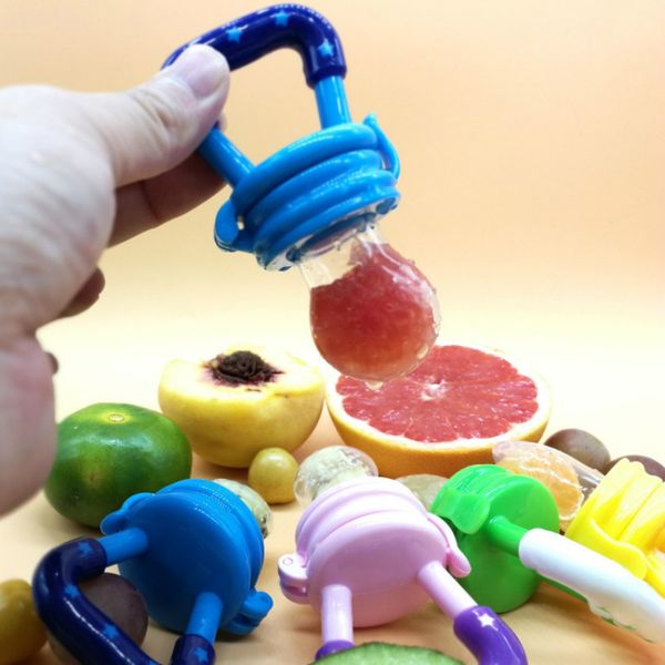

1pcs fruits baby teether nipple fruit food mordedor silicona bebe silicone teethers safety feeder bite food teether