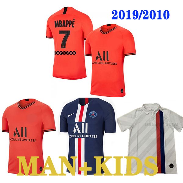 

тайланд maillots de foot 19 20 psg футбол джерси 2019 2020 париж mbappe жермен джерси камзеты футбол комплект чемпионов рубашка мужчины детс