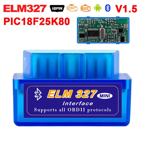 

obd2 v1.5 elm327 bluetooth scanner car diagnostic tools for vw kia obdii scanner