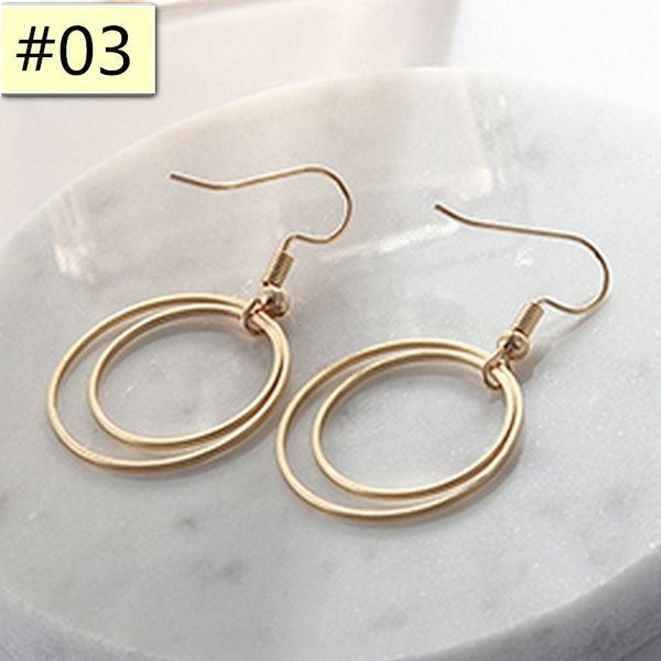 

south korea korean exaggerated circle water drop shell fringed earrings long pearl earrings female trinkets earrings, Golden;silver