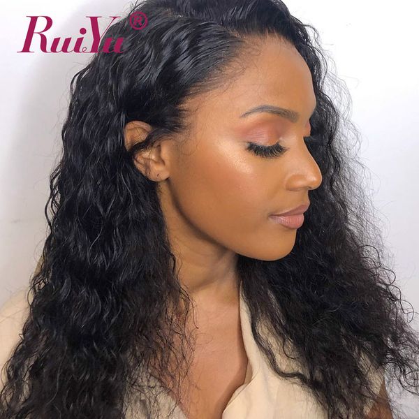 

ruiyu волна воды связки с закрытием перуанский волос ткать связки с закрытие remy человеческих волос 3 связки с закрытием, Black;brown