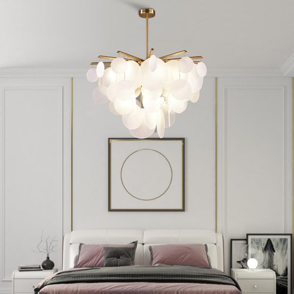 New Design Contemporary Glass Chandelier Lighting Luxury Gold