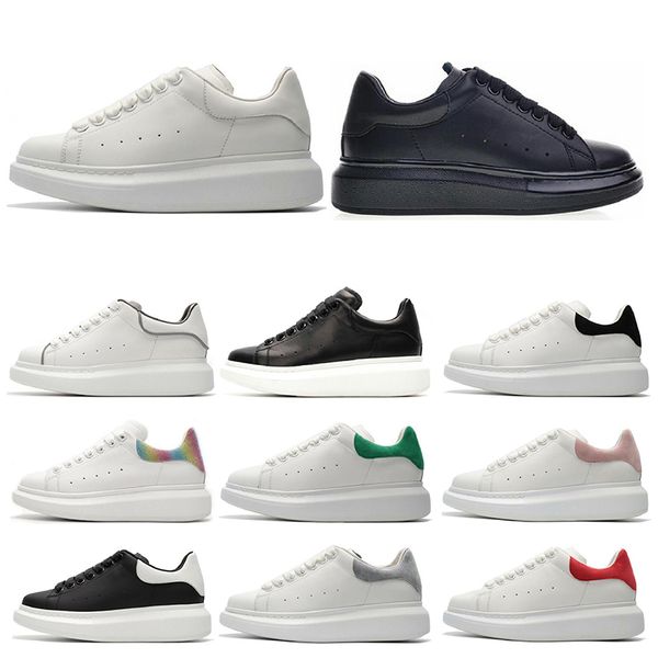 

designer luxury mens women casual shoes black white green red gold pink suede leather skateboarding sneaker shoes size 36-44