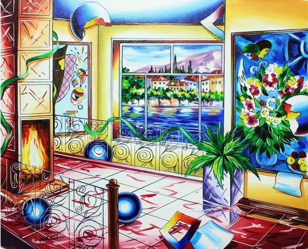 

александр астахов c'est la vie coa home decor ремесла / hd печати картина маслом на холсте wall art canvas картинки 191212