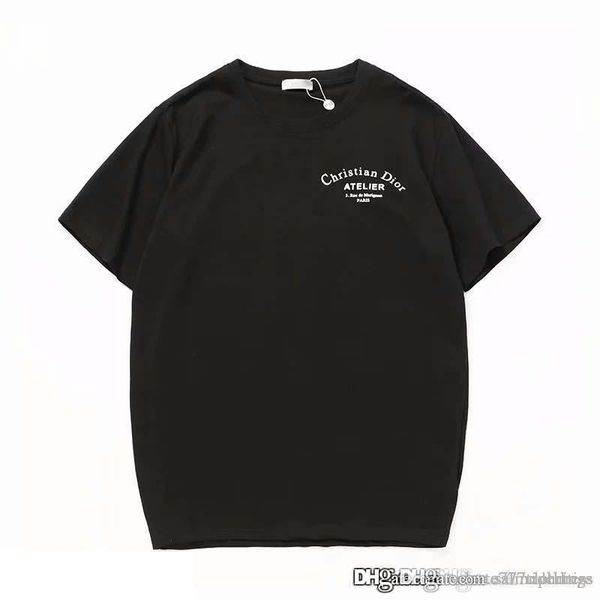 

summer t shirt mens designer black t shirts women men's casual short sleeve cotton tees letter print hip hop male designer clothes, White;black