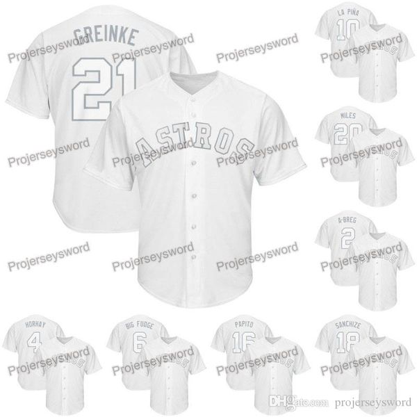 

Houston Zack Greinke 2019 Players Weekend Astros Jersey Alex Bregman George Springer Yuli Gurriel Aledmys Diaz Wade Miley Jose Altuve Jersey